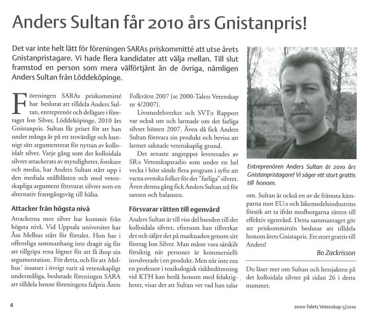 Anders_sultanGnistanpriset 2010